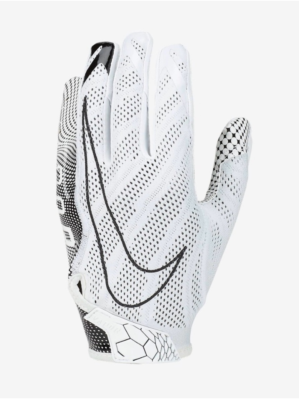 Nike Men's Vapor Kit 3.0 Football Gloves White/Black Size- Medium